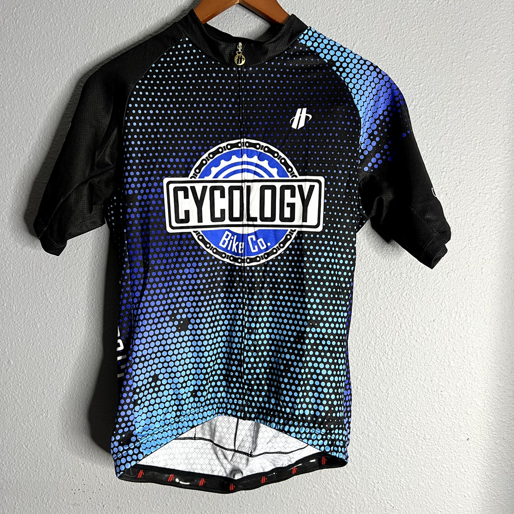 NWT Hincapie Mens Size Small Cycling Jersey Sh/SL Full Zip Cycology Tyler TX MTB